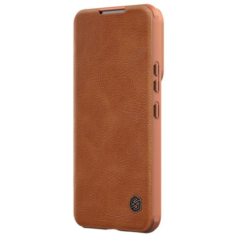 Etui Samsung Galaxy S22+ Plus Nillkin Qin Leather Pro brązowe