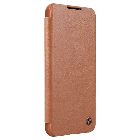 Etui Samsung Galaxy S22+ Plus Nillkin Qin Leather Pro brązowe