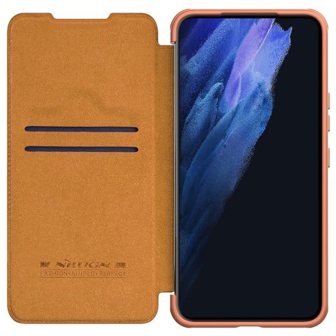 Etui Samsung Galaxy S22+ Plus Nillkin Qin Leather Pro brązowe