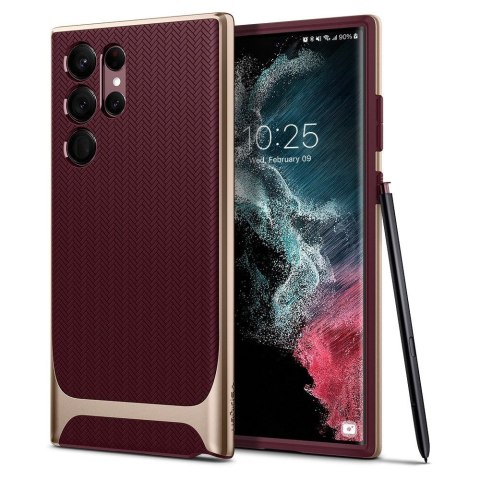 Etui Spigen Neo Hybrid Samsung Galaxy S22 Ultra Burgundy