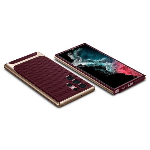 Etui Spigen Neo Hybrid Samsung Galaxy S22 Ultra Burgundy