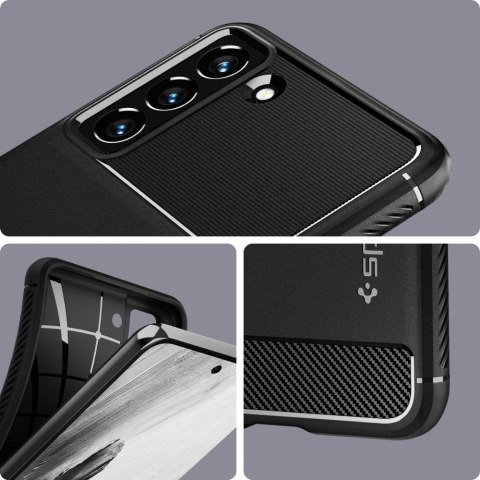 Etui na telefon Samsung Galaxy S21 FE Spigen Rugged Pancerne Matte Czarne