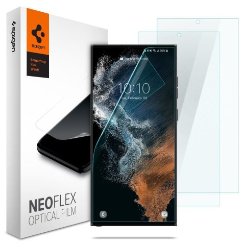 Folia Spigen Neo Flex Samsung Galaxy S22 Ultra [2 PACK]