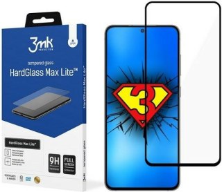 Szkło hartowane 3MK HardGlass Max Lite Samsung Galaxy S21 FE czarne