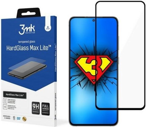 Szkło hartowane Samsung Galaxy S21 FE 3MK HardGlass Max Lite czarne