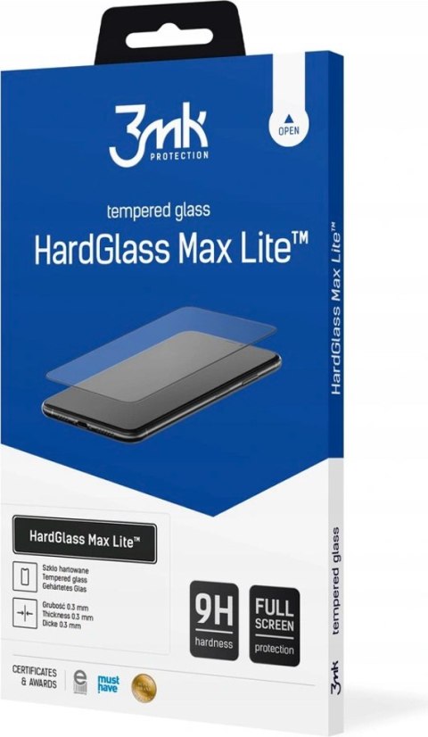 Szkło hartowane Samsung Galaxy S21 FE 3MK HardGlass Max Lite czarne