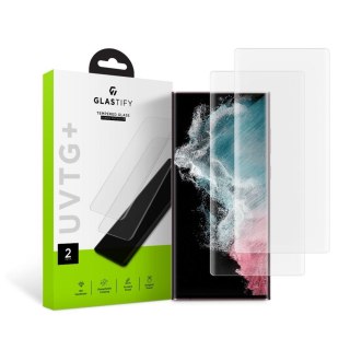 Szkło hartowane Glastify UVTG+ Samsung Galaxy S22 Ultra [2 PACK]