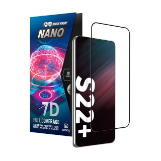 Szkło hybrydowe Crong 7D Nano Flexible Glass Samsung Galaxy S22+ Plus