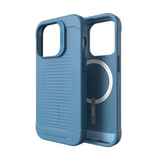 Etui iPhone 14 Pro Max GEAR4 Havana Snap MagSafe niebieskie