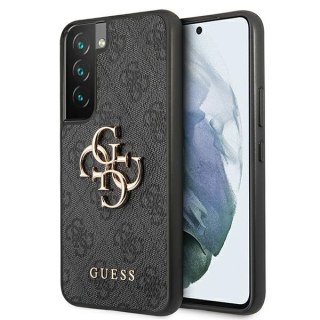 Etui Guess GUHCS22S4GMGGR Samsung Galaxy S22 szary/grey hardcase 4G Big Metal Logo