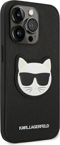 Etui na telefon iPhone 14 Pro Max Karl Lagerfeld Choupette Saffiano