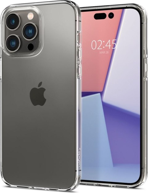 Etui na telefon iPhone 14 Pro Max Spigen Liquid Crystal przezroczyste