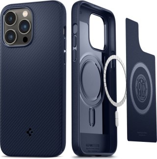 Etui iPhone 14 Pro Max Spigen Mag Armor granatowe