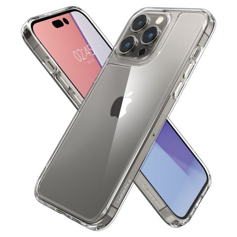 Etui na telefon iPhone 14 Pro Max Spigen Quartz Hybrid przezroczyste