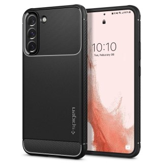 Etui na telefon Samsung Galaxy S22 Spigen Rugged Pancerne Matte Czarne