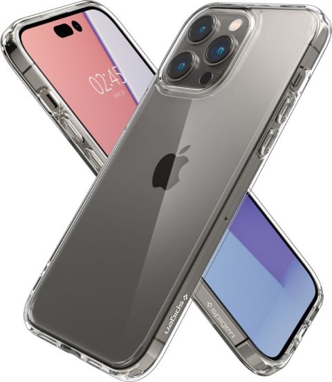 Etui na telefon iPhone 14 Pro Max Spigen Ultra Hybrid przezroczyste