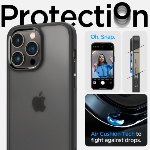 Etui na telefon iPhone 14 Pro Max Spigen Ultra Hybrid Frost Black