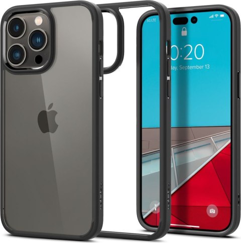 Etui na telefon iPhone 14 Pro Max Spigen Ultra Hybrid matowe czarne