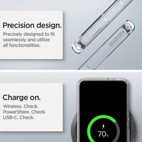 Etui na telefon Samsung Galaxy S22 Spigen Ultra Hybrid Crystal Przezroczyste