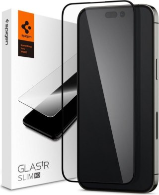 Szkło hartowane iPhone 14 Pro Max Spigen GLAS.tR Slim Black