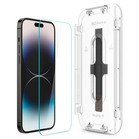 Szkło hartowane iPhone 14 Pro Max Spigen GLAS.tR ez Fit Clear 2 PACK