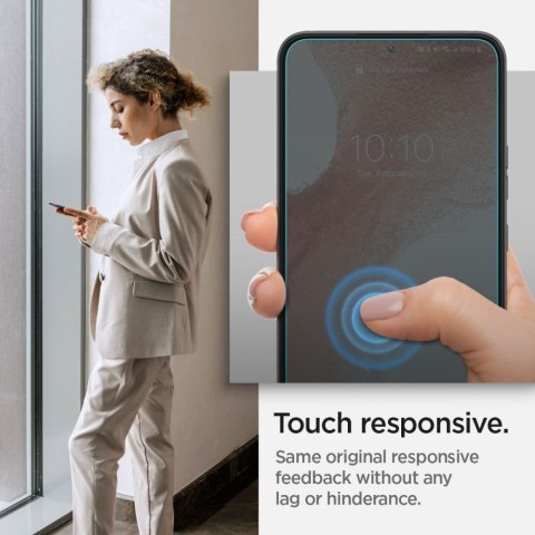 Szkło hartowane Samsung Galaxy S22 Spigen GLAS.tR ez Fit [2 PACK]