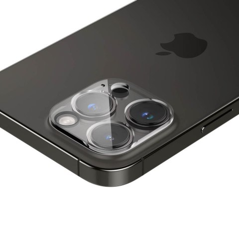 Szkło hartowane na aparat Spigen Optik.tr Camera Protector Apple iPhone 14 Pro/14 Pro Max Crystal Clear [2 PACK]