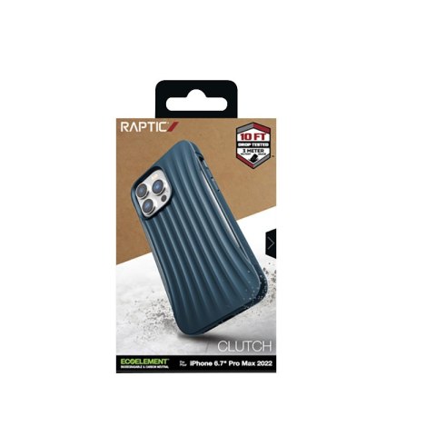 Etui na telefon iPhone 14 Pro Max X-Doria Raptic Clutch niebieskie