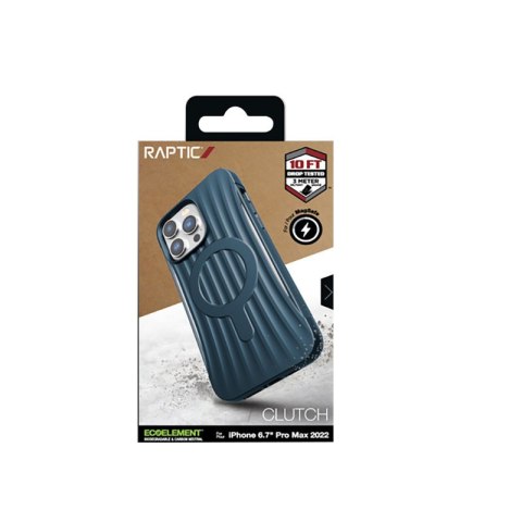 Etui iPhone 14 Pro Max X-Doria Raptic Clutch MagSafe niebieskie