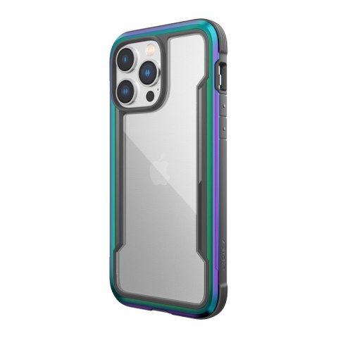 Etui na telefon iPhone 14 Pro Max X-Doria Raptic Shield iridescent