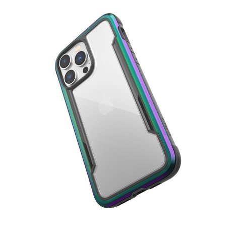 Etui na telefon iPhone 14 Pro Max X-Doria Raptic Shield iridescent