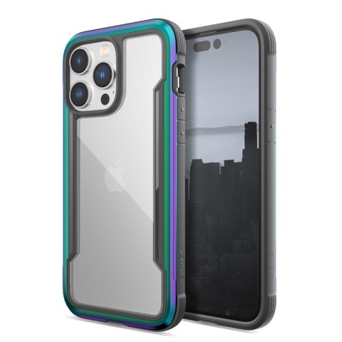 Etui na telefon iPhone 14 Pro Max X-Doria Raptic Shield iridescent