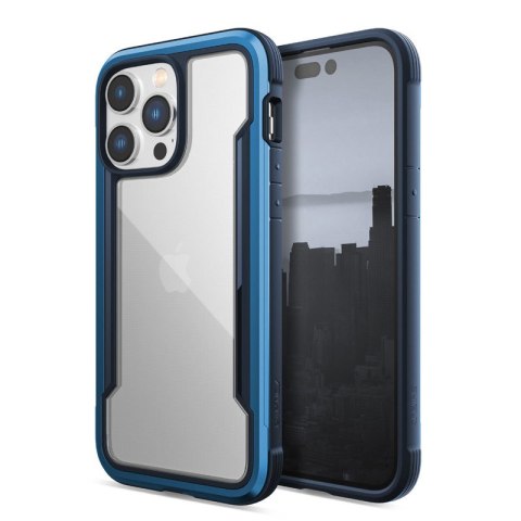 Etui na telefon iPhone 14 Pro Max X-Doria Raptic Shield niebieskie