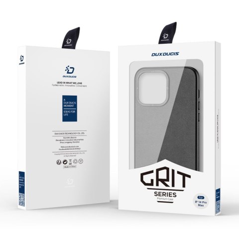 Etui na telefon iPhone 14 Pro Max Dux Ducis Grit MagSafe czarny