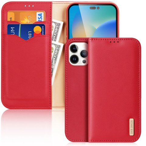 Etui iPhone 14 Pro Max Dux Ducis Hivo czerwony