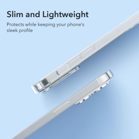 Etui na telefon iPhone 14 Pro Max ESR Krystec Halolock MagSafe przezroczyste