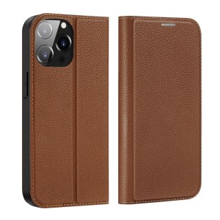 Etui iPhone 14 Pro Max Dux Ducis Skin X2 brązowy