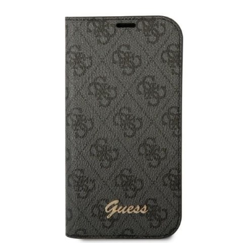 Etui na telefon iPhone 14 Pro Max Guess GUBKP14XHG4SHK czarne 4G Vintage