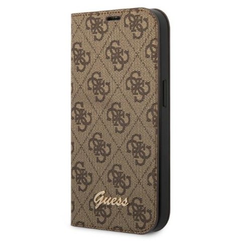 Etui na telefon iPhone 14 Pro Max Guess GUBKP14X brązowy vintage