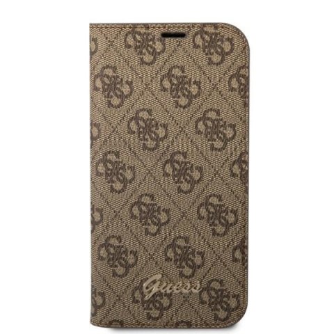 Etui na telefon iPhone 14 Pro Max Guess GUBKP14X brązowy vintage