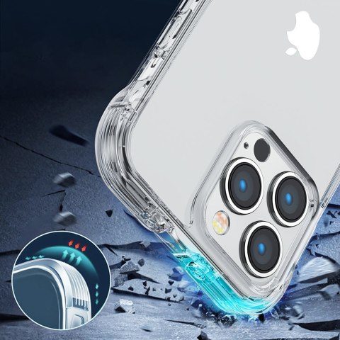 Etui na telefon iPhone 14 Pro Max Joyroom przezroczyste Defender Series