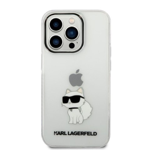 Etui na telefon iPhone 14 Pro Max Karl Lagerfeld przezroczyste Choupette