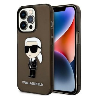 Etui iPhone 14 Pro Max Karl Lagerfeld czarne Ikonik