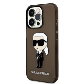 Etui iPhone 14 Pro Max Karl Lagerfeld czarne Ikonik