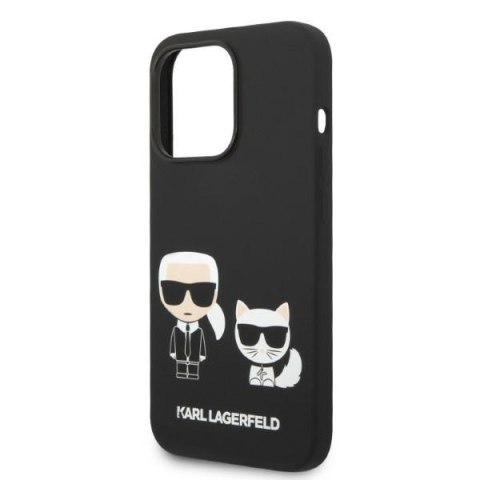 Etui na telefon iPhone 14 Pro Max Karl Lagerfeld MagSafe czarne hardcase