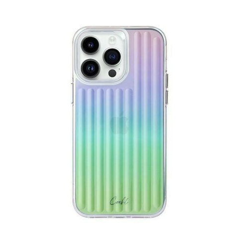 Etui na telefon iPhone 14 Pro Max UNIQ Coehl Linear opalowy iridescent