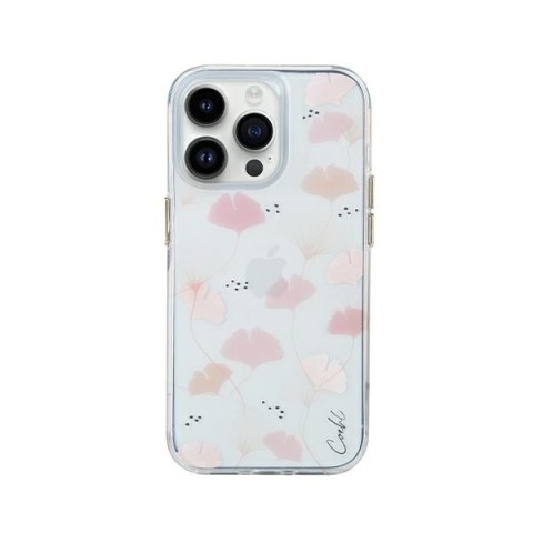 Etui na telefon iPhone 14 Pro Max UNIQ Coehl Meadow różowy