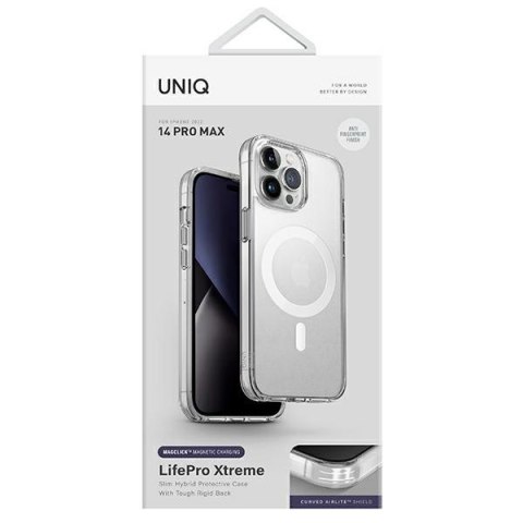 Etui na telefon iPhone 14 Pro Max UNIQ LifePro Xtreme przezroczyste