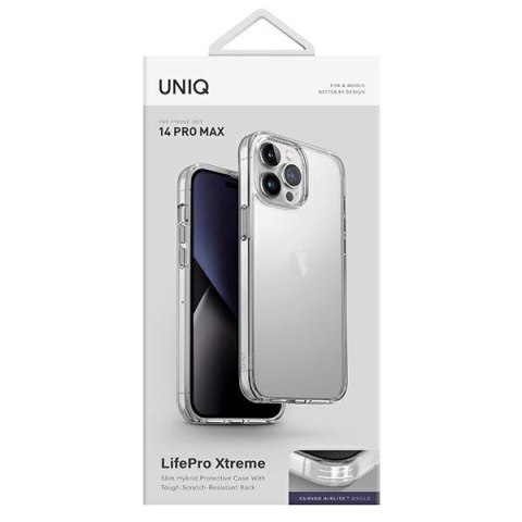 Etui na telefon iPhone 14 Pro Max UNIQ LifePro Xtreme przezroczyste