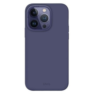 Etui iPhone 14 Pro Max UNIQ Lino purpurowy